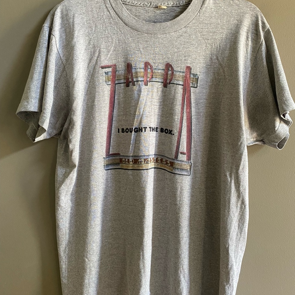 Vintage Zappa I Bought the Box Shirt VERY RARE